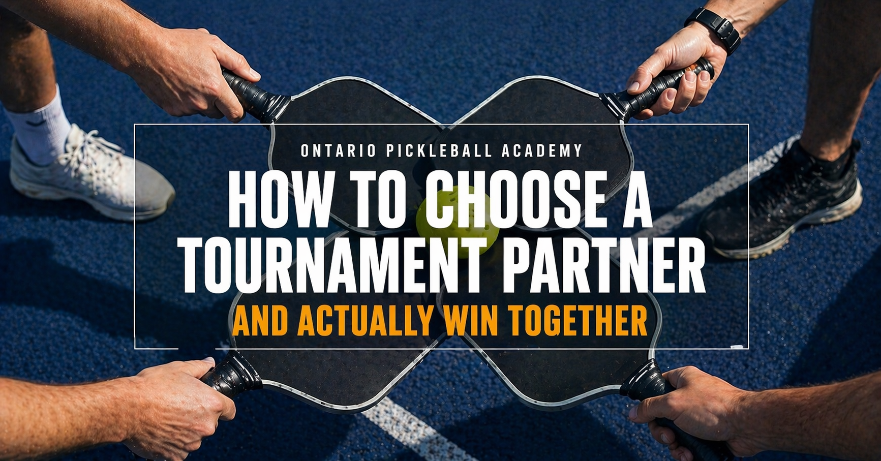How to Choose a Pickleball Tournament Partner (and Actually Win Together)