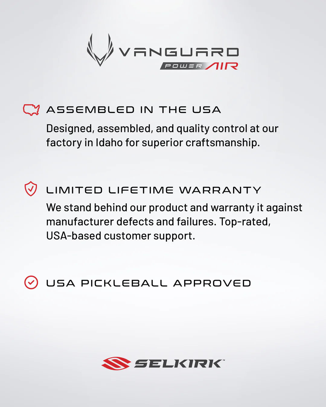 SELKIRK Vanguard Power Air Epic