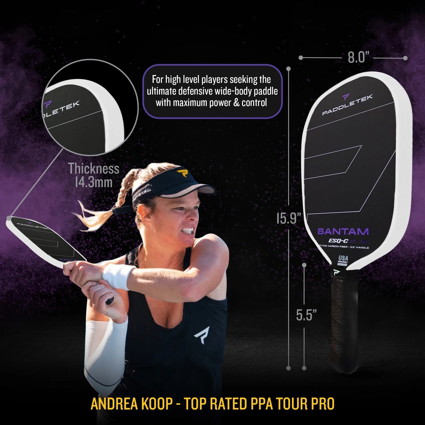 PADDLETEK BANTAM ESQ-C 12.7