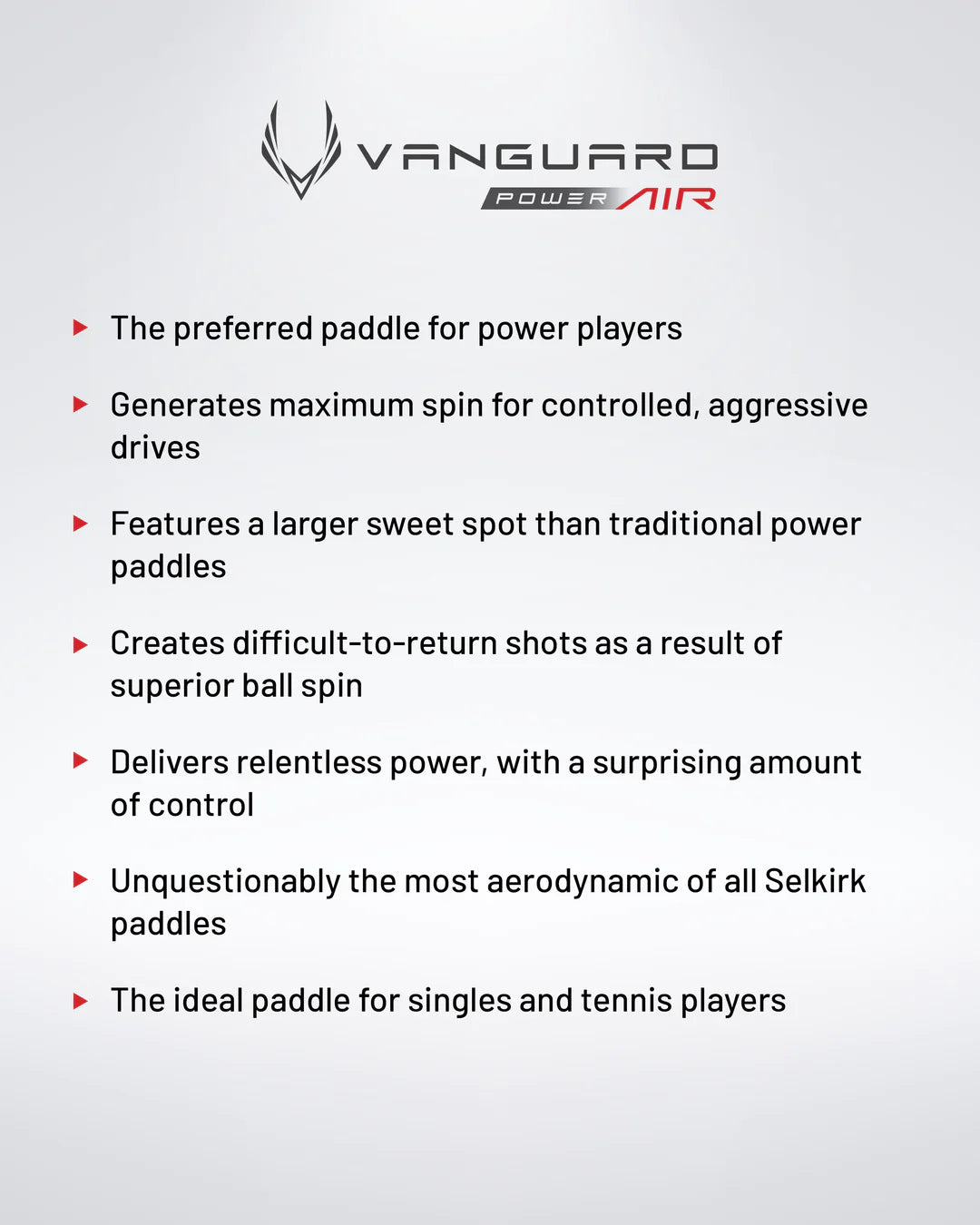 SELKIRK Vanguard Power Air Invikta