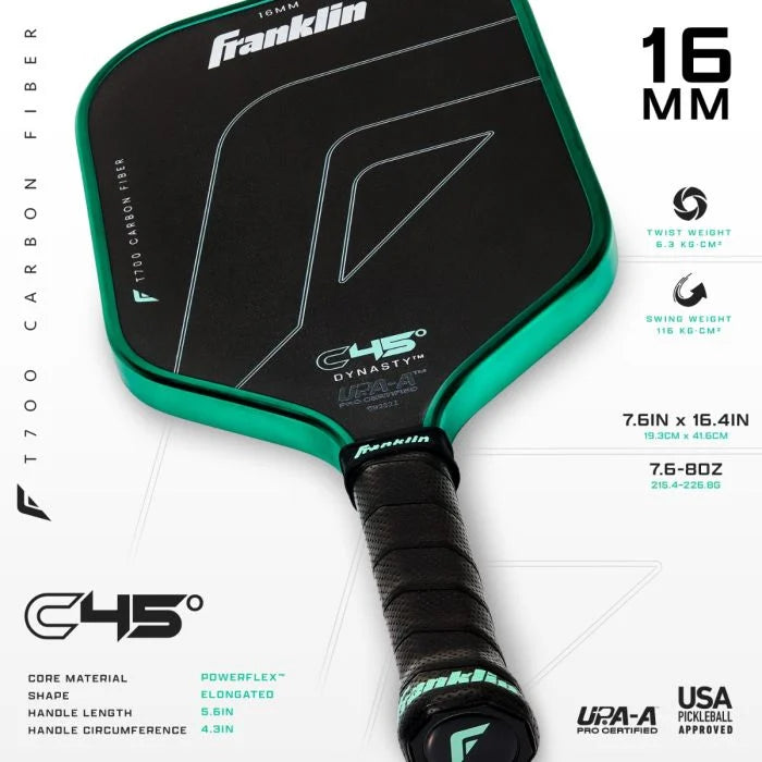 FRANKLIN Dynasty C45° CARBON FIBER PADDLE