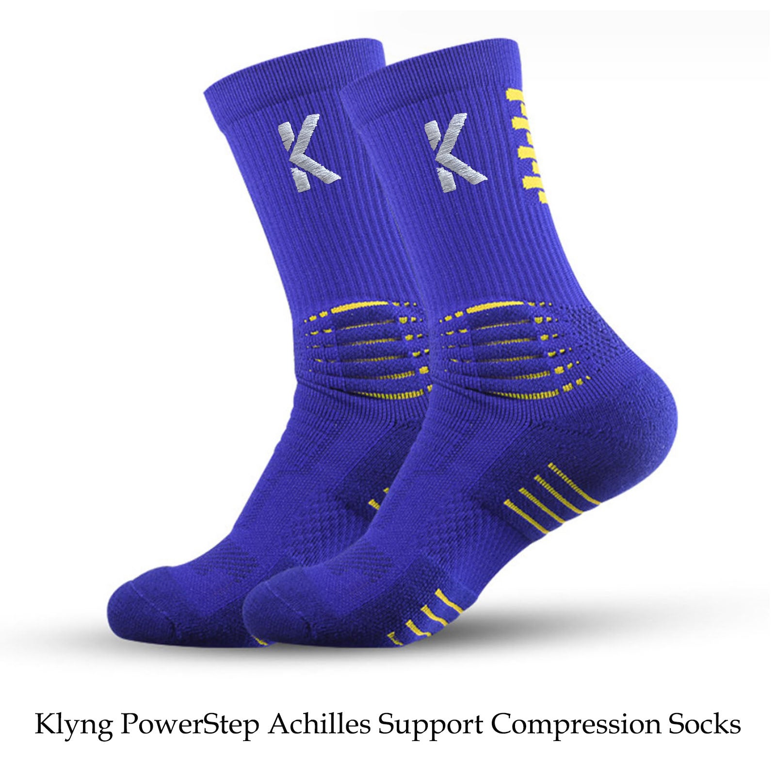 KLYNG PowerStep Achilles Support Compression Socks (Unisex)(20X25)