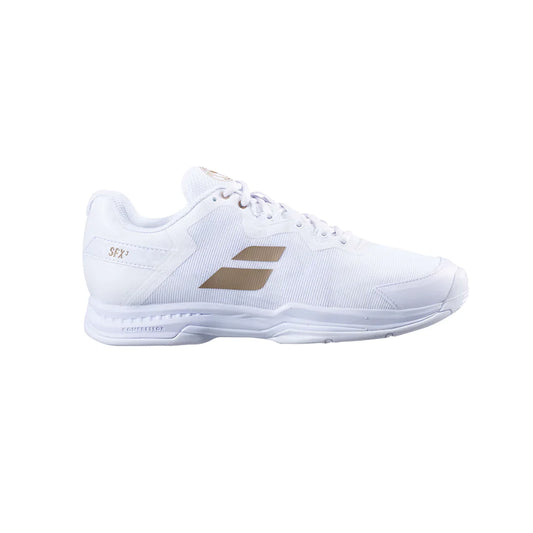Babolat SFX3 All Court Wimbledon Women's Shoe (White/Gold)