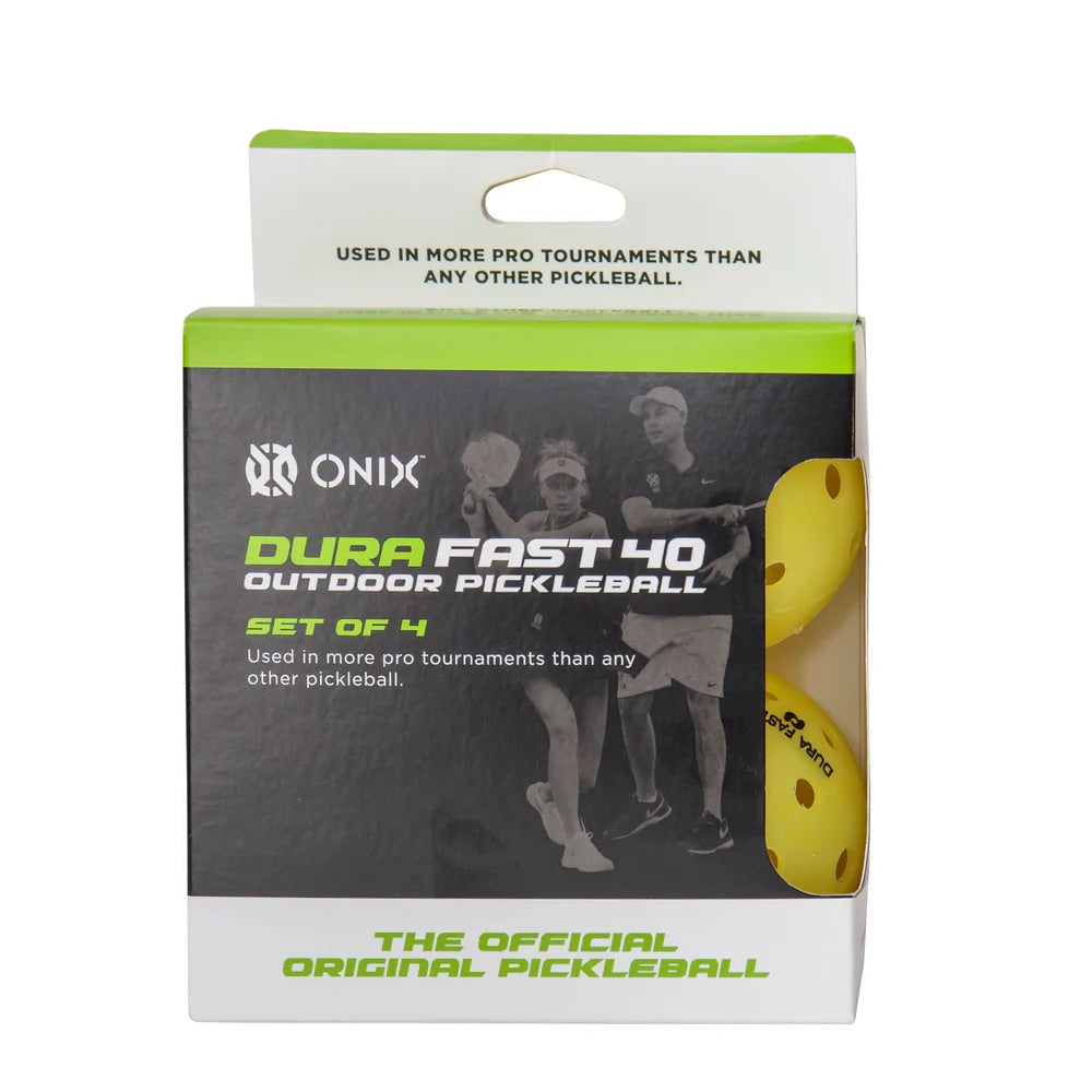 DURA FAST-40 PICKLEBALLS - 4 PACK