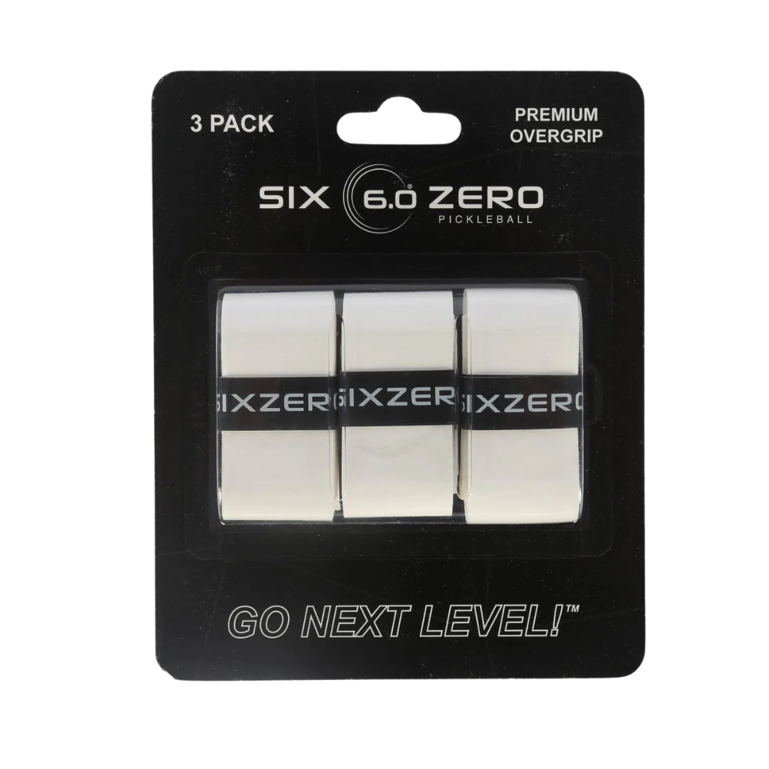 Six Zero Premium Pickleball Over Grips (3 pack)
