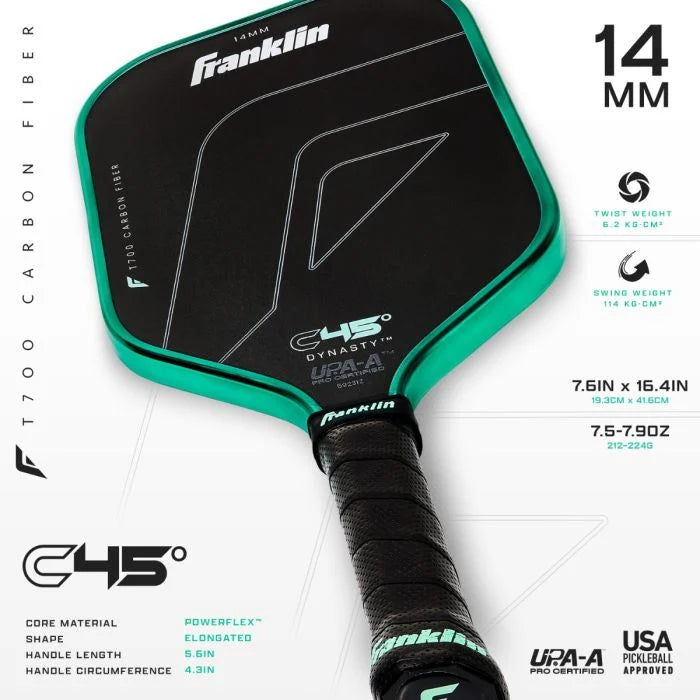 FRANKLIN Dynasty C45° CARBON FIBER PADDLE
