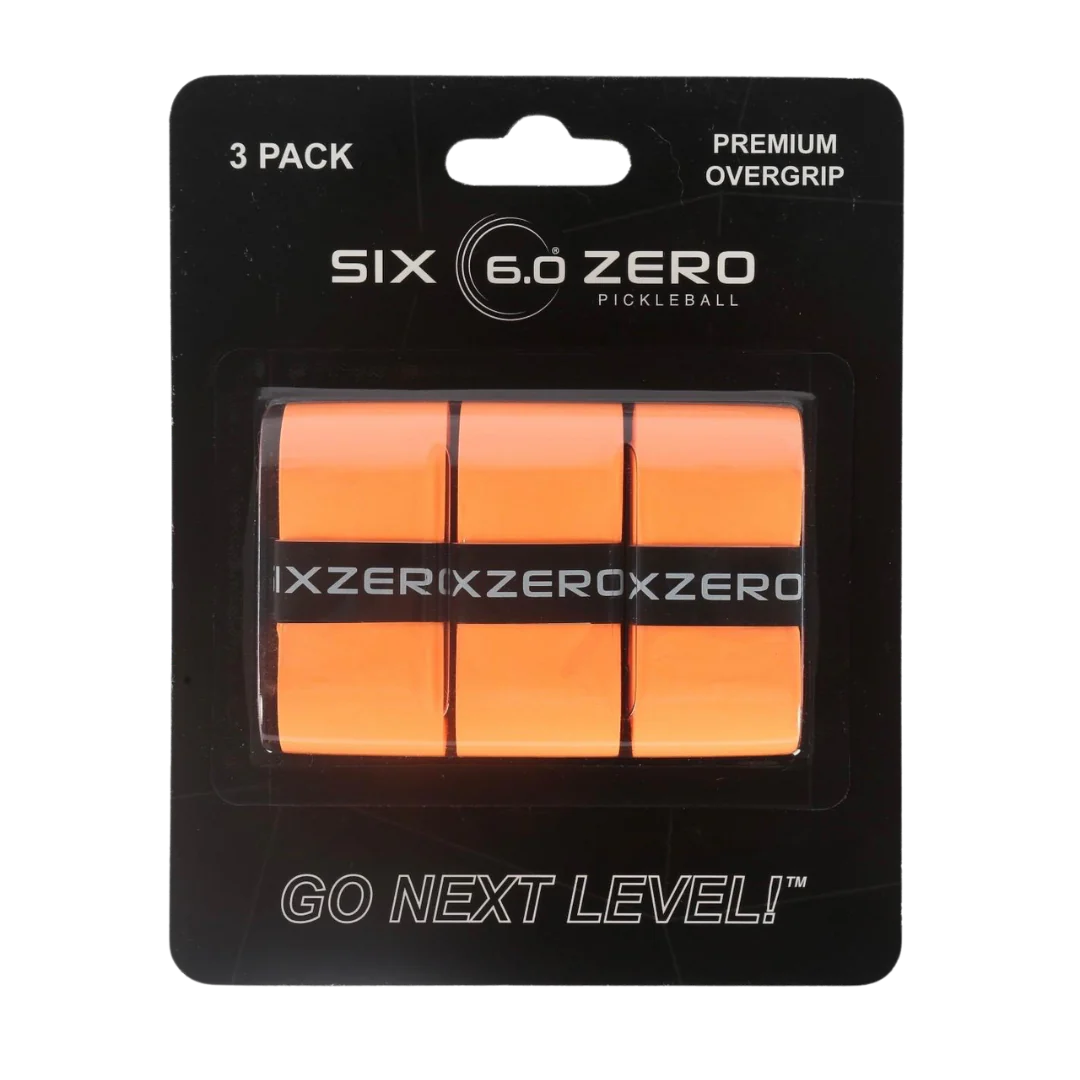 Six Zero Premium Pickleball Over Grips (3 pack)
