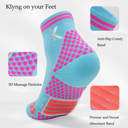 KLYNG Achilles and Ankle Support High Performance Compression Socks (Unisex)