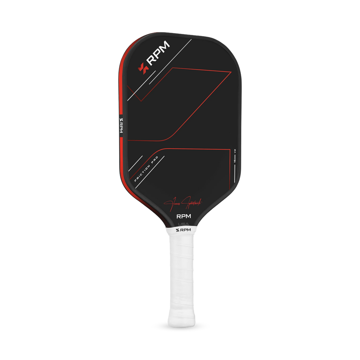 RPM FRICTION PRO 16MM ELONGATED V2 PICKLEBALL PADDLE