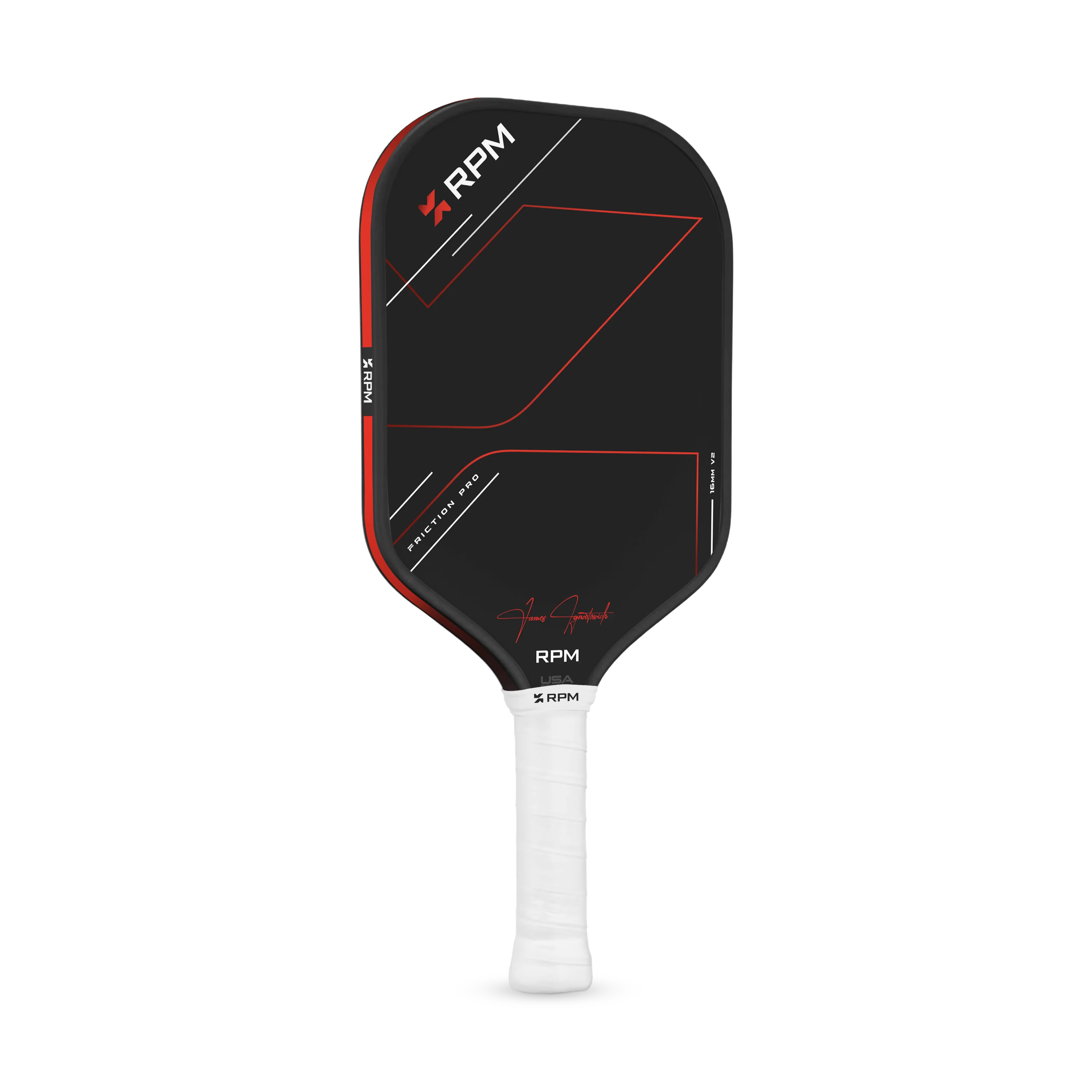 RPM FRICTION PRO 16MM ELONGATED V2 PICKLEBALL PADDLE (PRE ORDER)