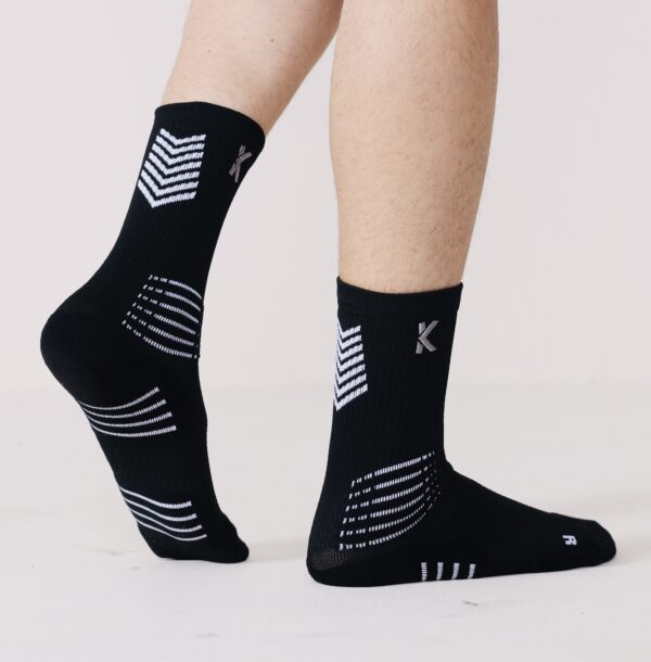 Chaussettes de compression KLYNG PowerStep pour soutien du tendon d’Achille (unisexe) (20 × 25)