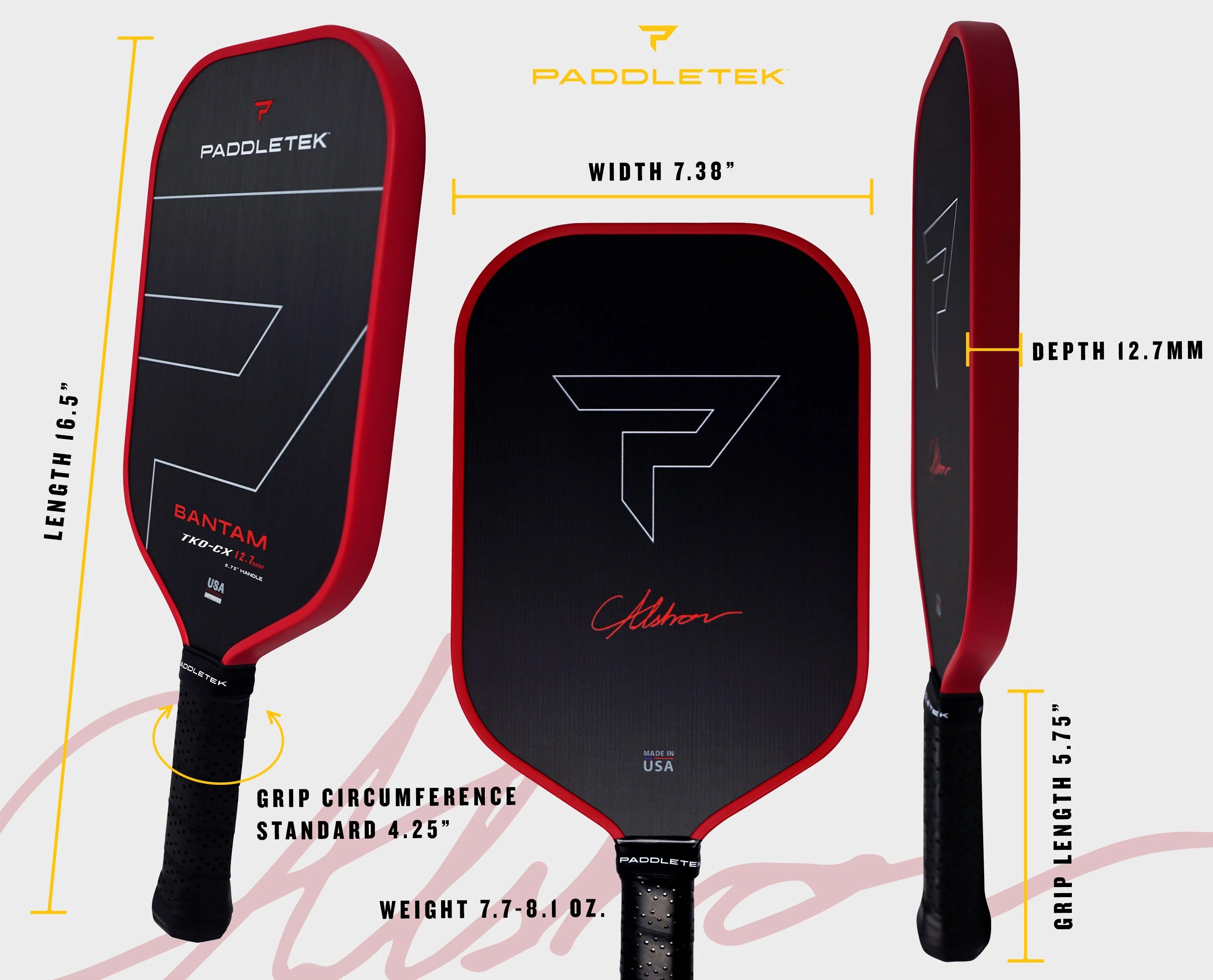 PADDLETEK BANTAM TKO-CX 12.7