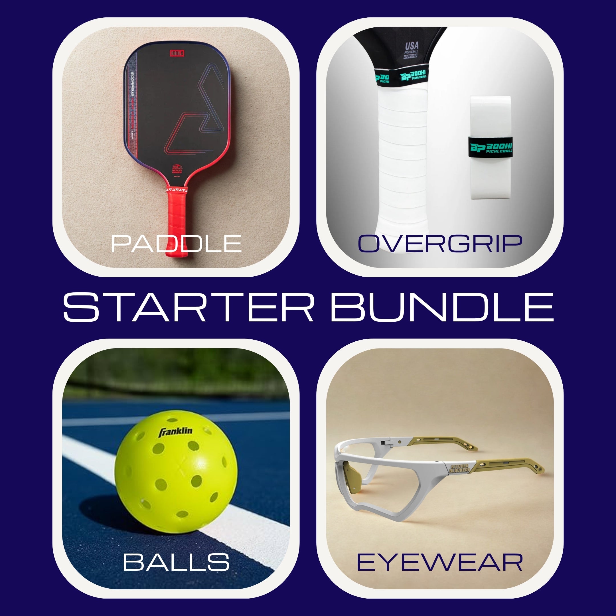 Pickleball Starter Bundle - Paddles, Balls & Gear