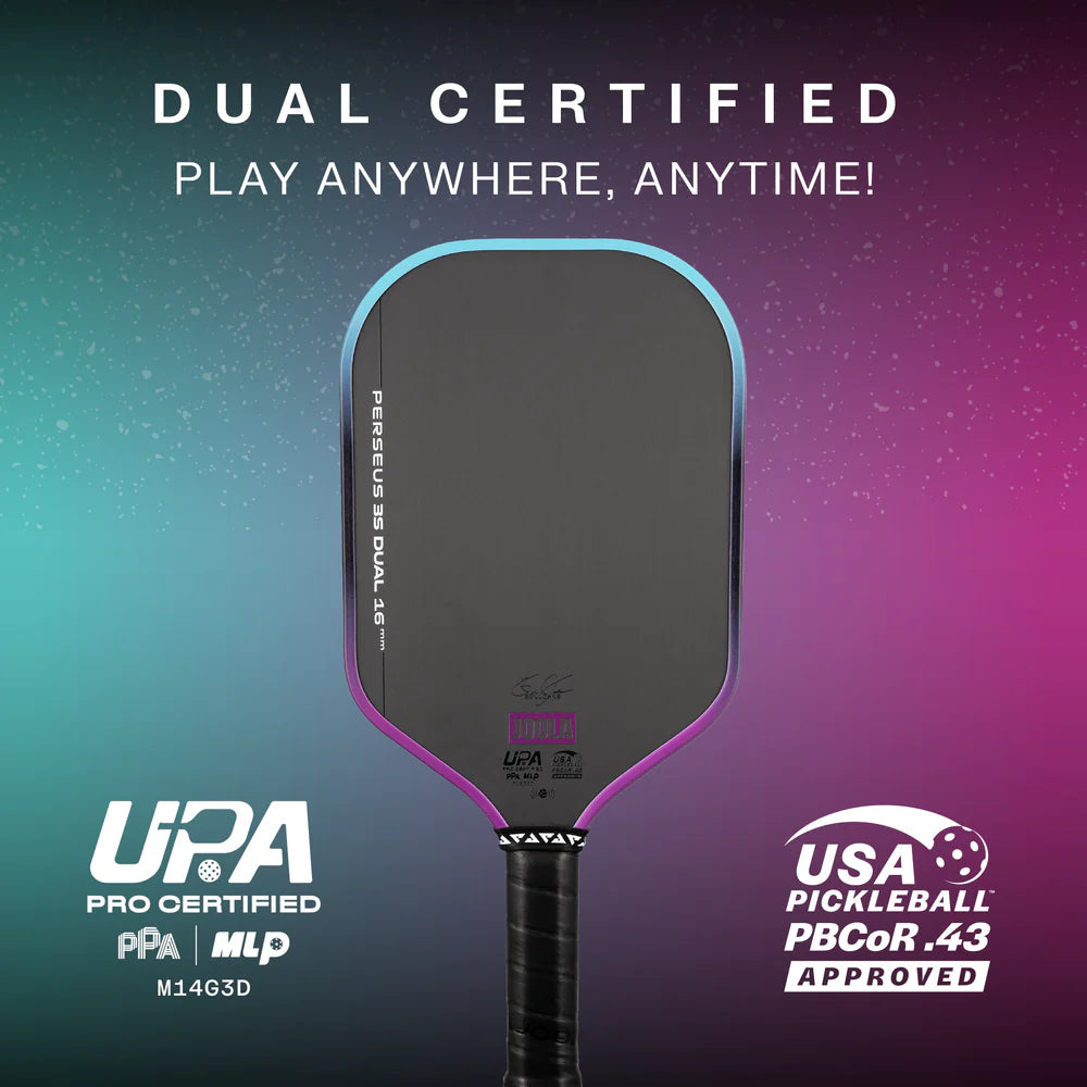 JOOLA Perseus 3S Dual 16mm Pickleball Paddle