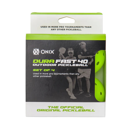 DURA FAST-40 PICKLEBALLS - 4 PACK